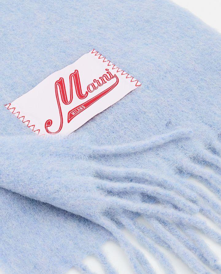 Marni SCIARPA CON LOGO E FRANGE Novità