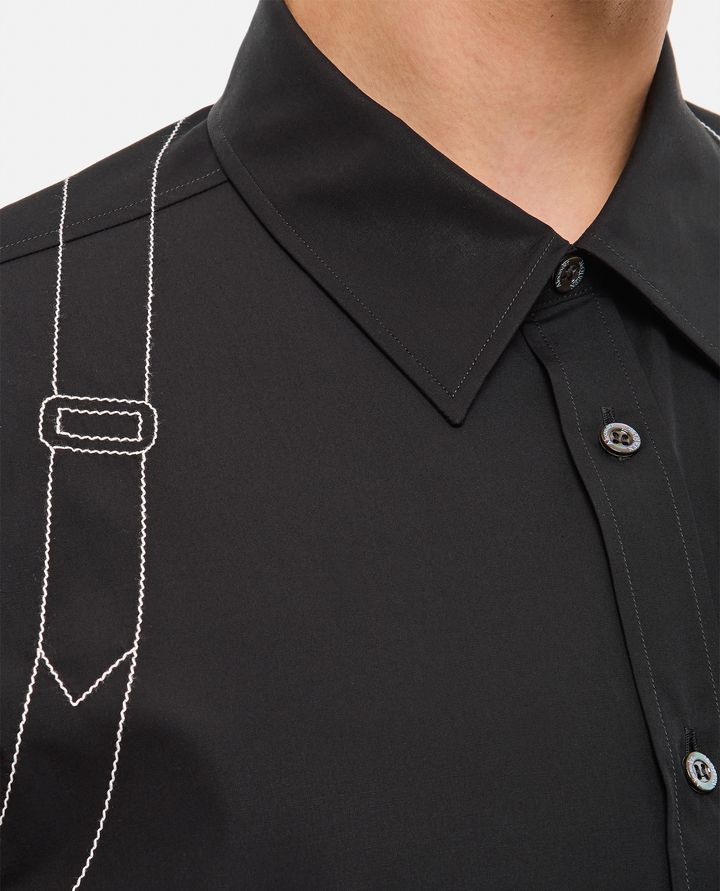 Alexander McQueen RESPONSIBLE CAMICIA IN COTONE Saldi Di Fabbrica