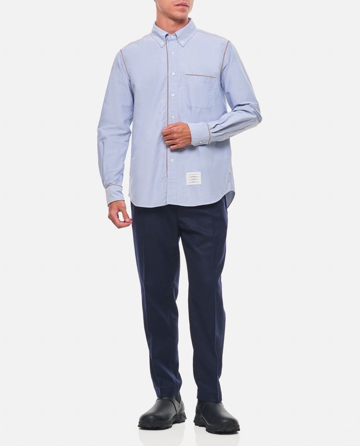 Thom Browne CAMICIA IN COTONE AZZURRA DA UOMO - THOM BROWNE Offerte esclusive