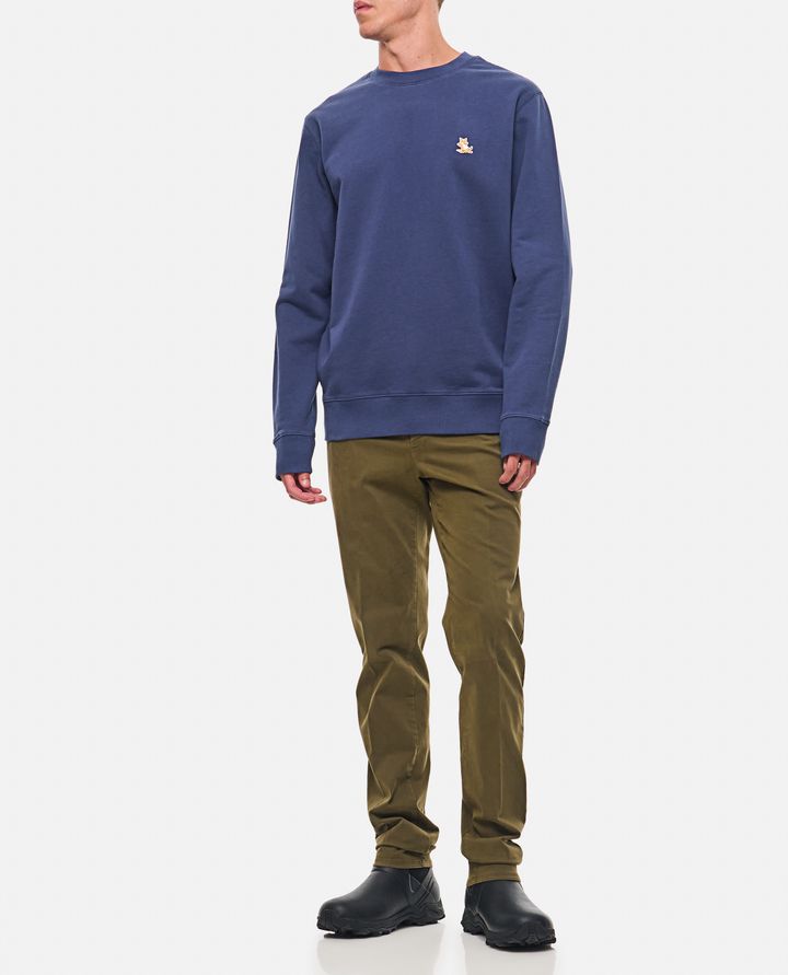 Maison Kitsuné FELPA GIROCOLLO CON VOLPE Sconti VIP