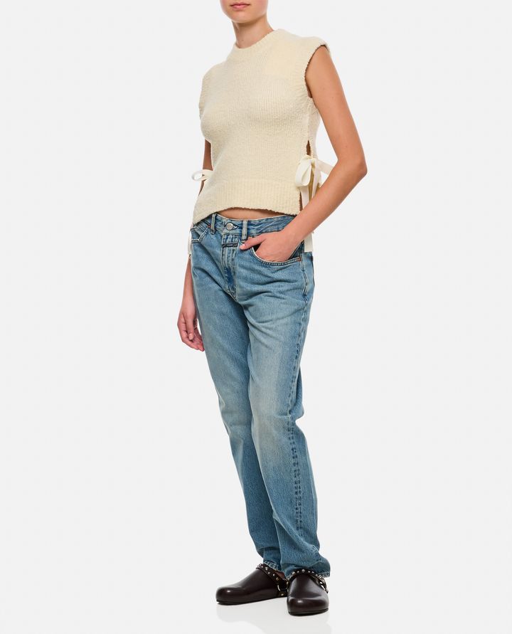 Cecilie Bahnsen OWEN GILET IN MAGLIA BOUCLÉ Offerta settimanale