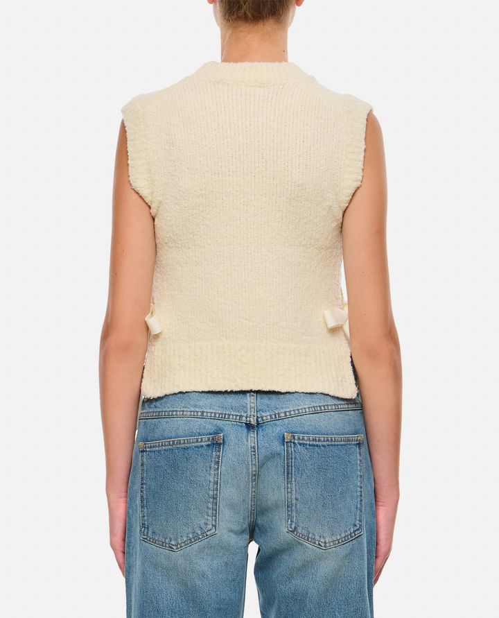 Cecilie Bahnsen OWEN GILET IN MAGLIA BOUCLÉ Offerta settimanale