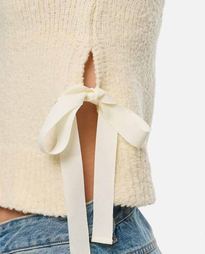 Cecilie Bahnsen OWEN GILET IN MAGLIA BOUCLÉ Offerta settimanale
