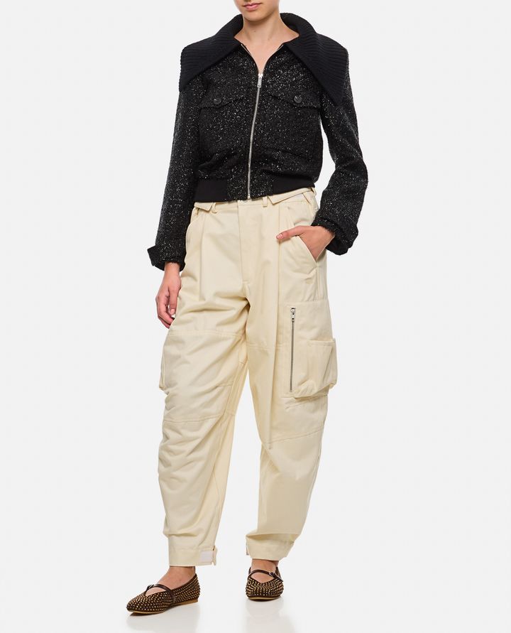 Self-Portrait TINSEL BOMBER IN BOUCLE Fino al 50% di sconto