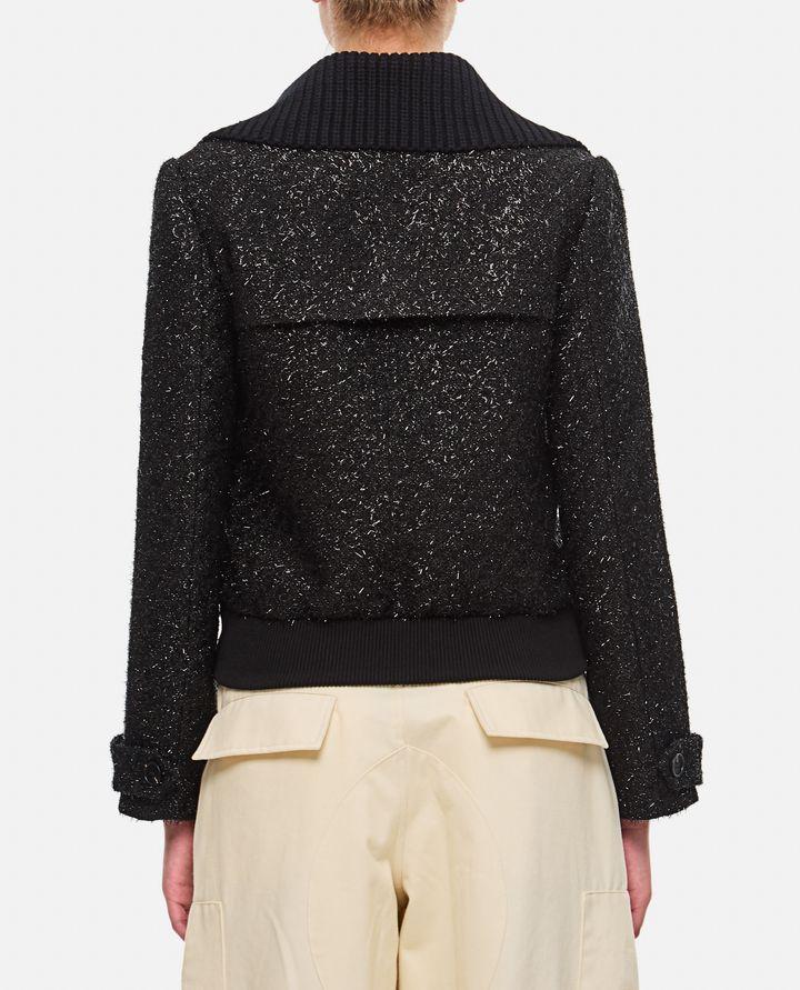 Self-Portrait TINSEL BOMBER IN BOUCLE Fino al 50% di sconto