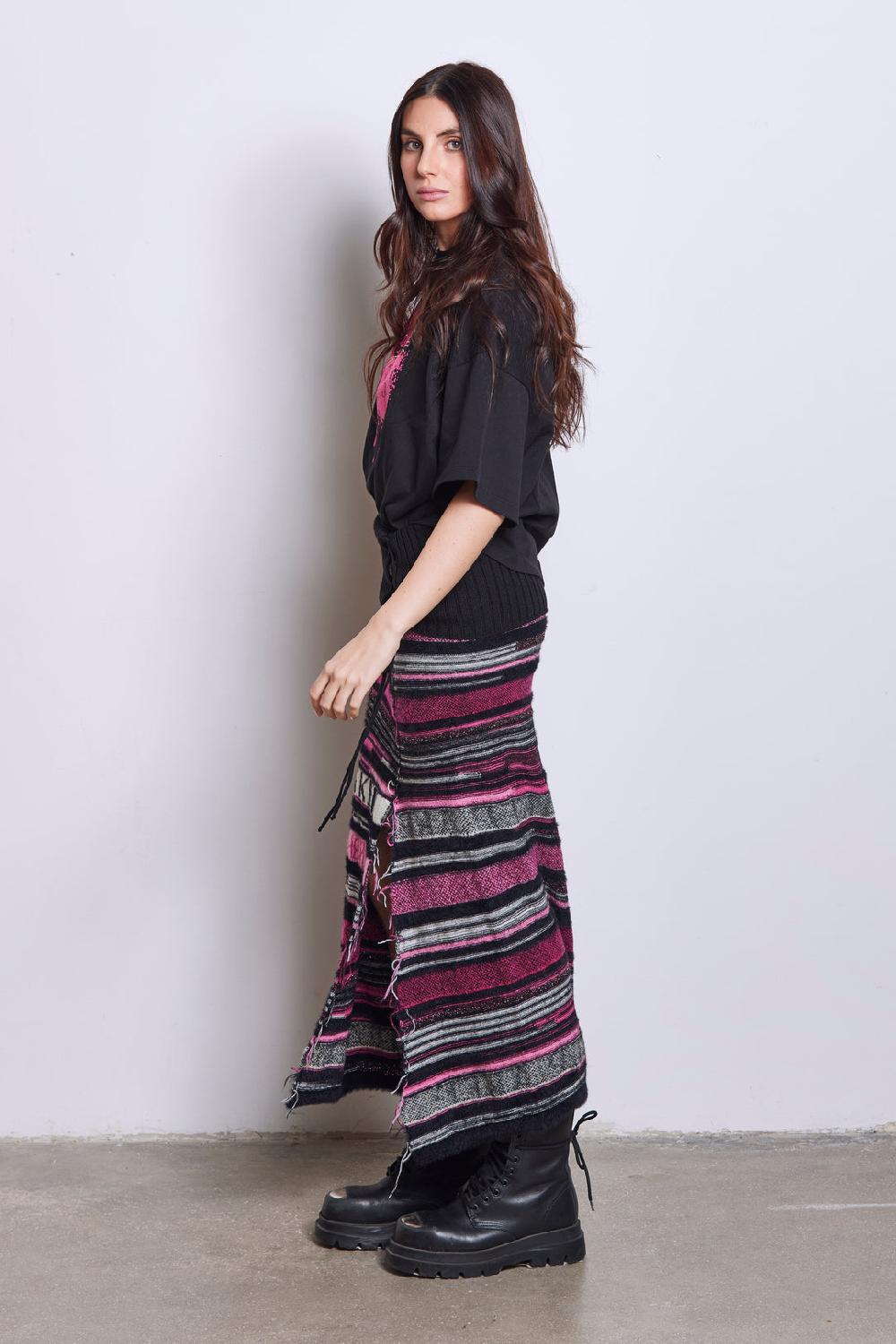 Akep T-SHIRT OVERSIZE CON STAMPA FLOCK - CAPSULE "AKEP X PINK PANTER" Vendita Economica