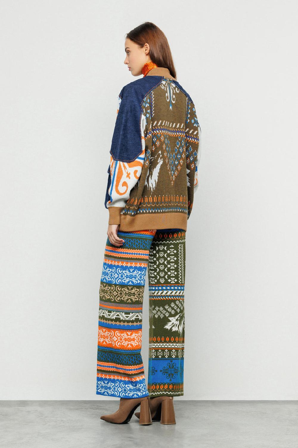 Akep BOMBER AKEP IN TESSUTO JACQUARD CON PATCH IN DENIM 2025