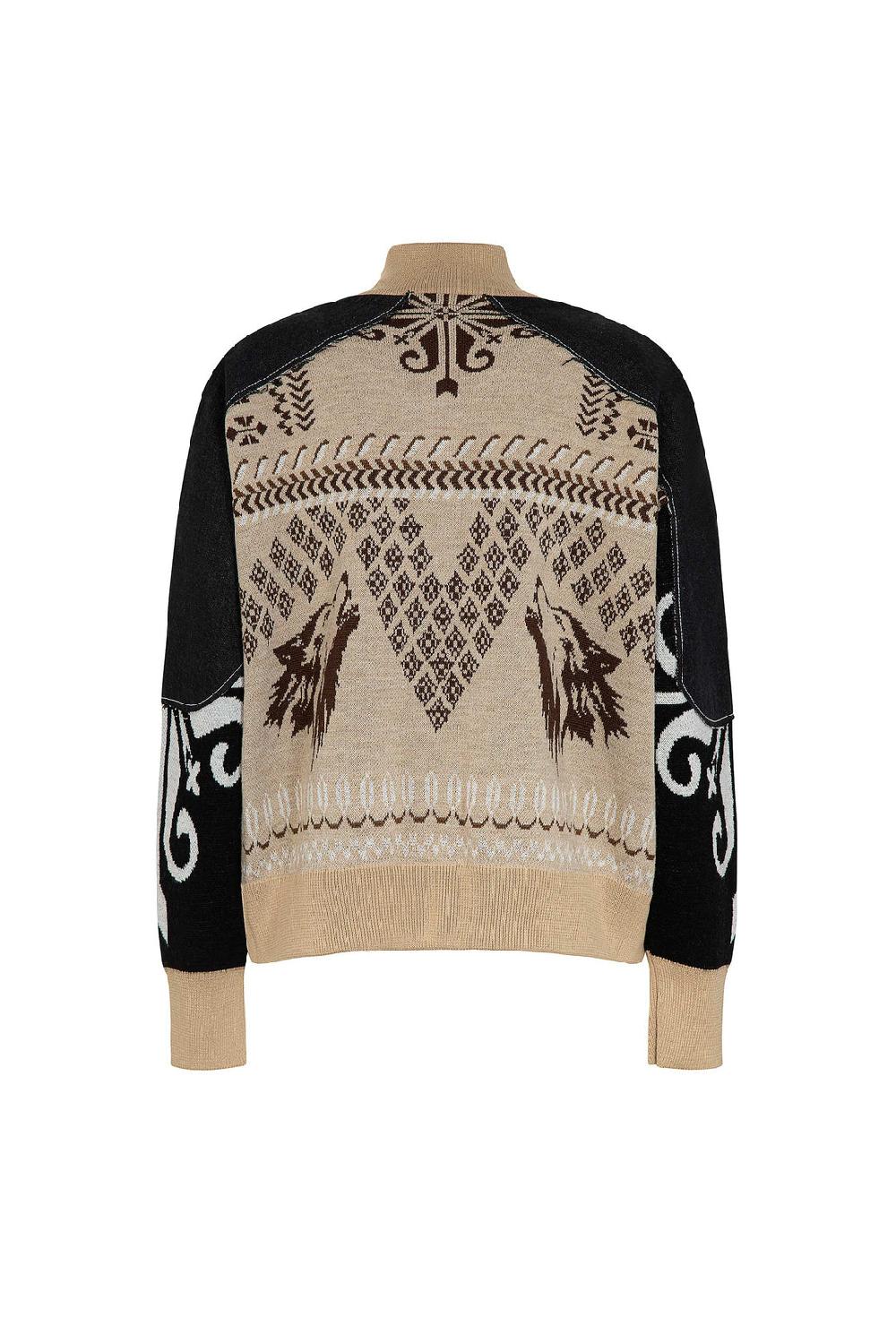 Akep BOMBER AKEP IN TESSUTO JACQUARD CON PATCH IN DENIM 2025