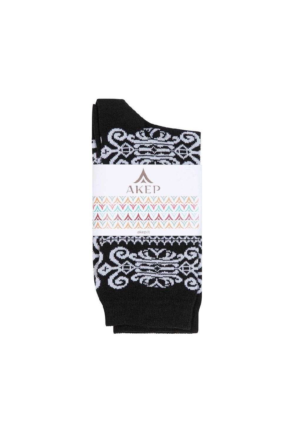 Akep CALZINI CORTI AKEP IN TESSUTO JACQUARD 2025