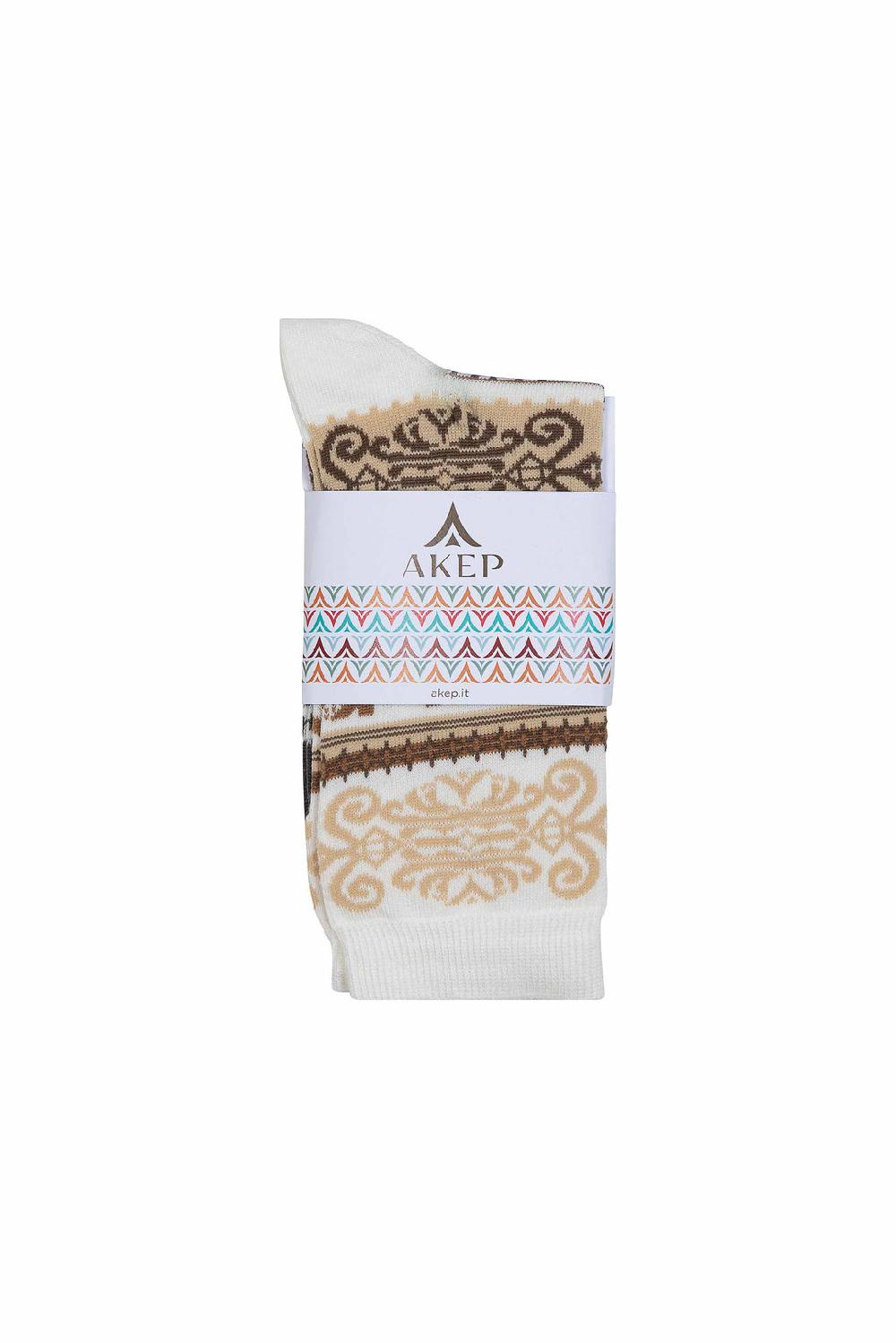 Akep CALZINI CORTI AKEP IN TESSUTO JACQUARD 2025