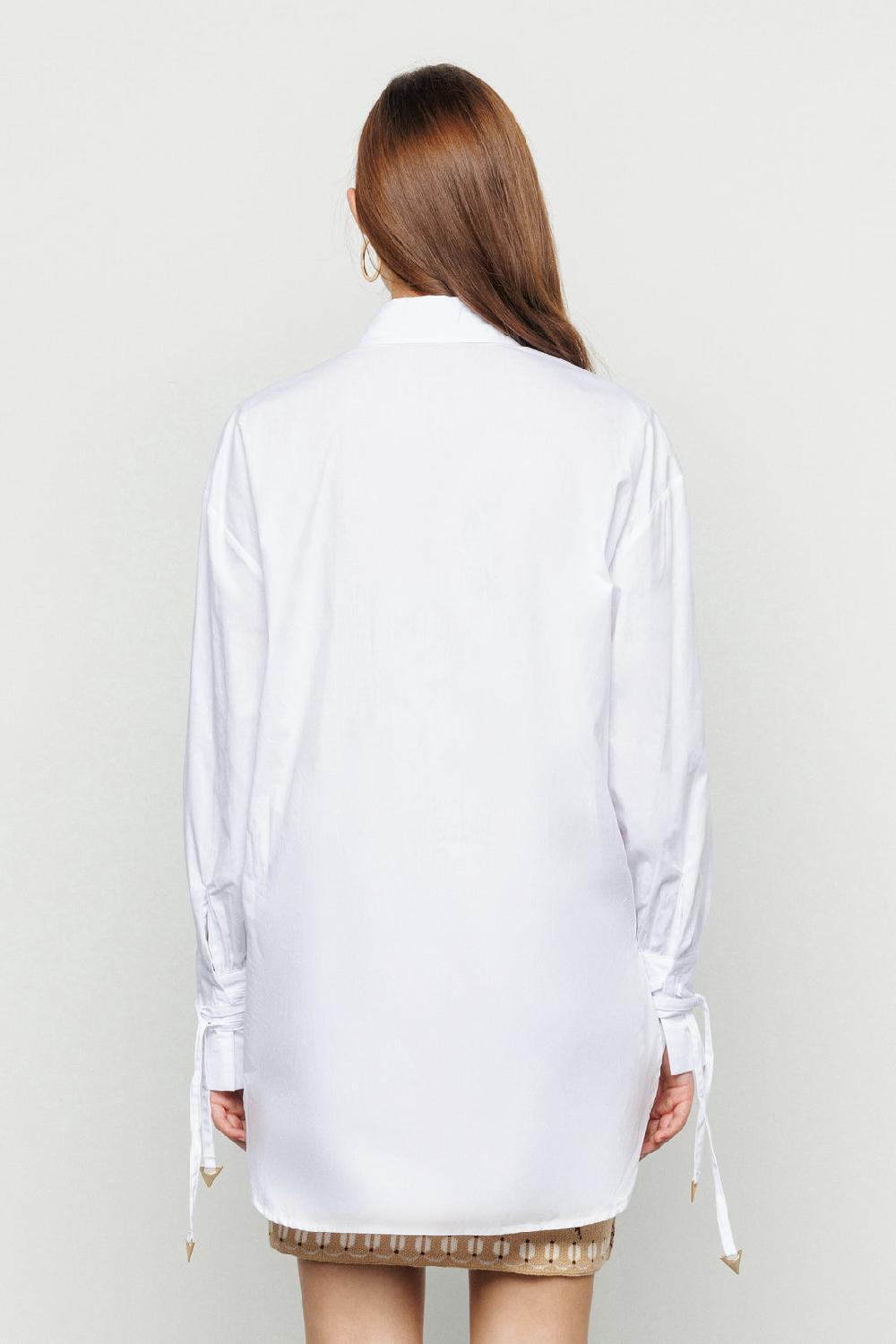 Akep CAMICIA OVERSIZE AKEP CON LACCETTI AI POLSI Offerta esclusiva