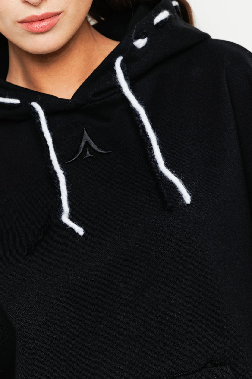 Akep FELPA AKEP CON CAPPUCCIO CON TASCA IN MAGLIA JACQUARD SUL DAVANTI Hotsell