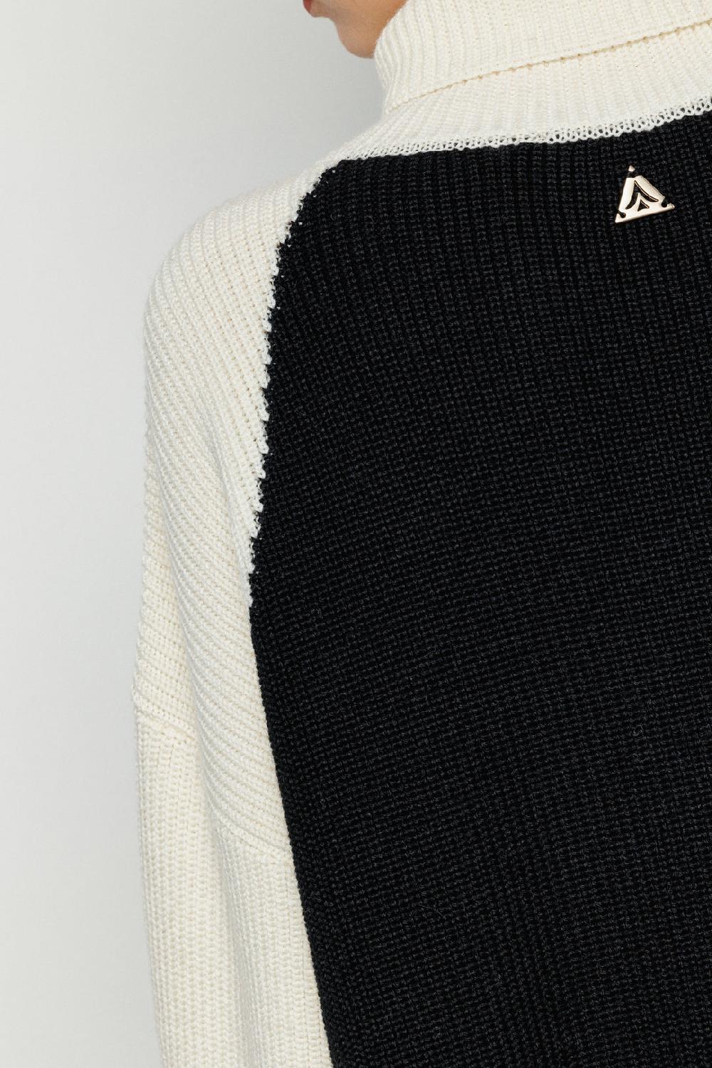 Akep PULLOVER AKEP BICOLOR A COLLO ALTO Shopping Online