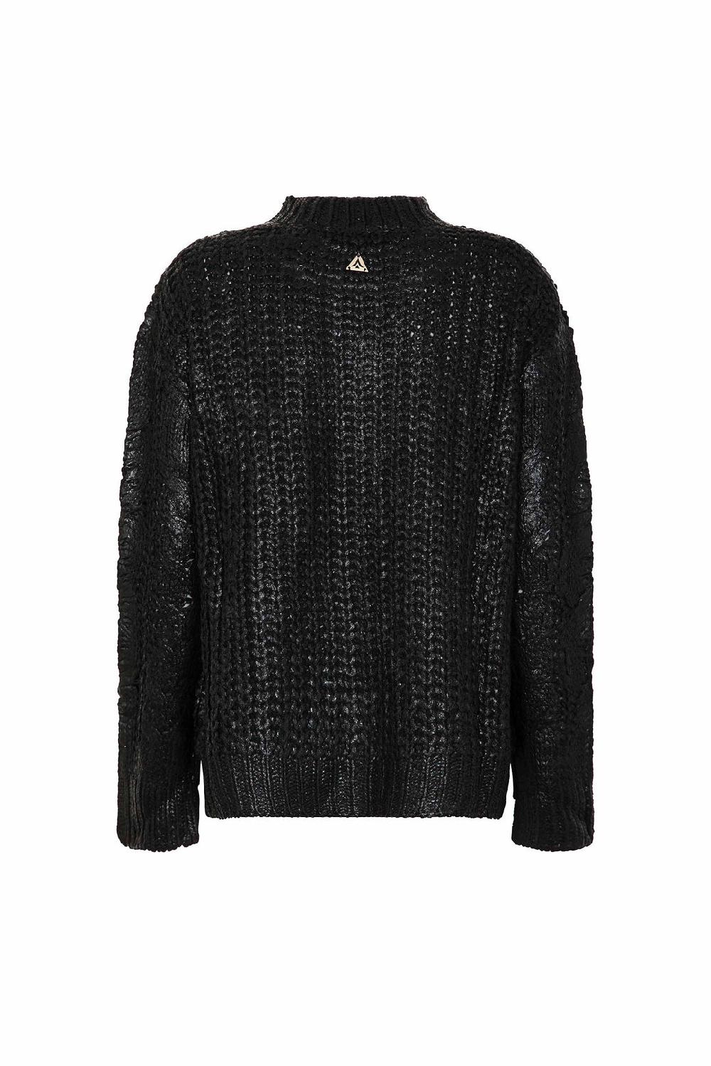 Akep PULLOVER AKEP SCOLLO A V CON PLACCATURA METAL 2025