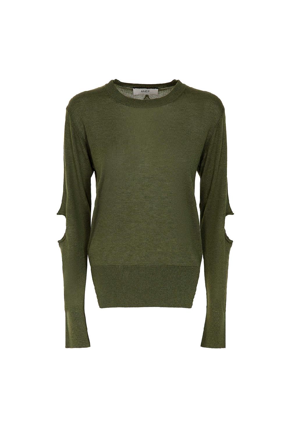 Akep MAGLIA AKEP GIROCOLLO CUT OUT SUI GOMITI Hotsell
