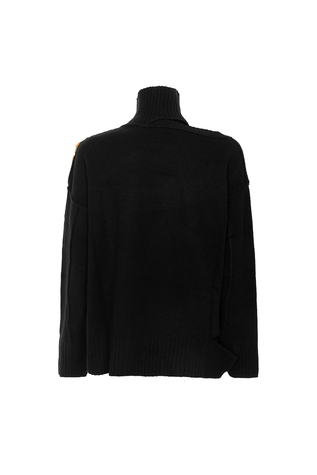 Akep MAGLIONE AKEP A COLLO ALTO DETTAGLI CUT OUT Nuova