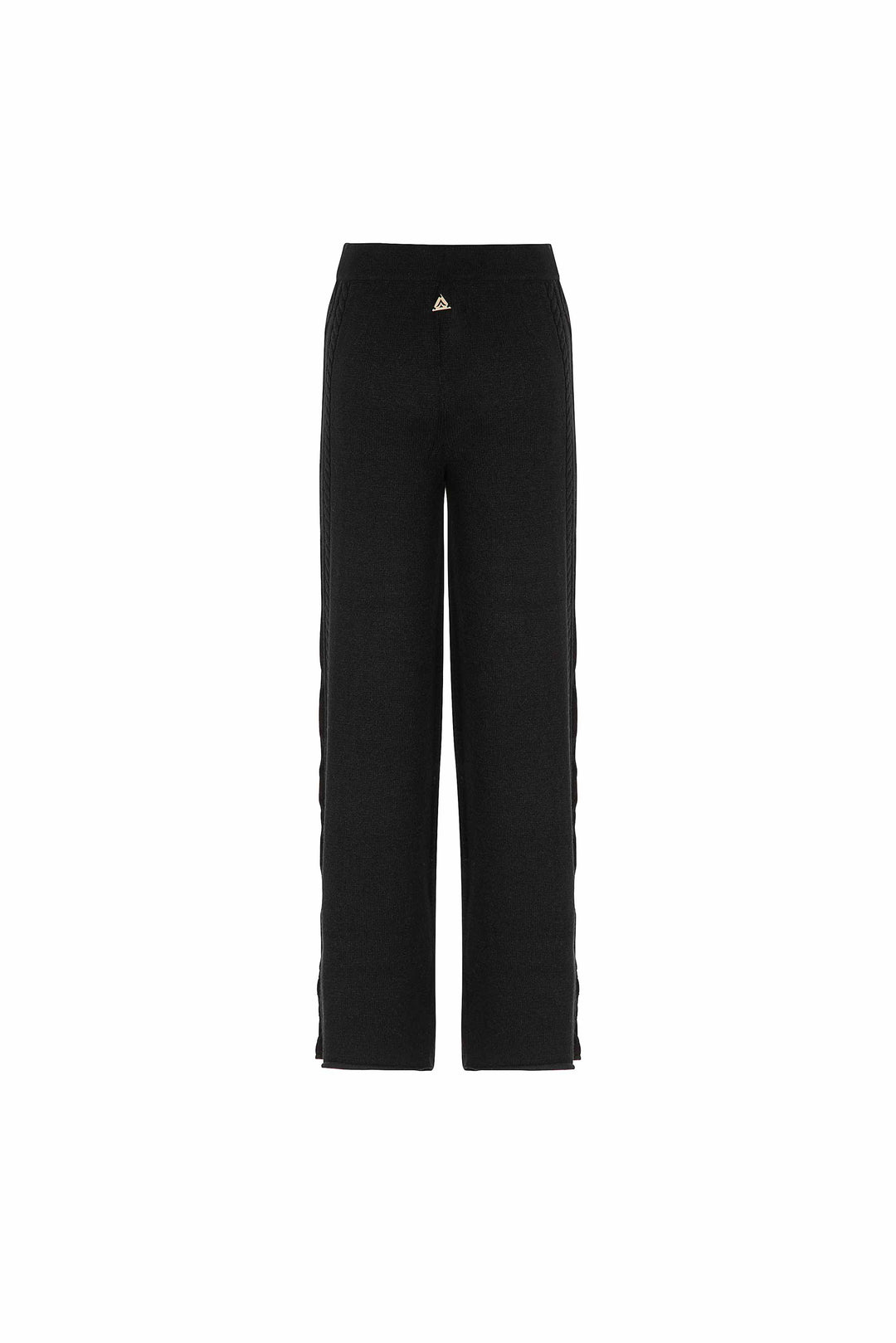Akep PANTALONE AKEP CON DETTAGLIO LATERALE IN PUNTO TRECCIA Consegna Veloce