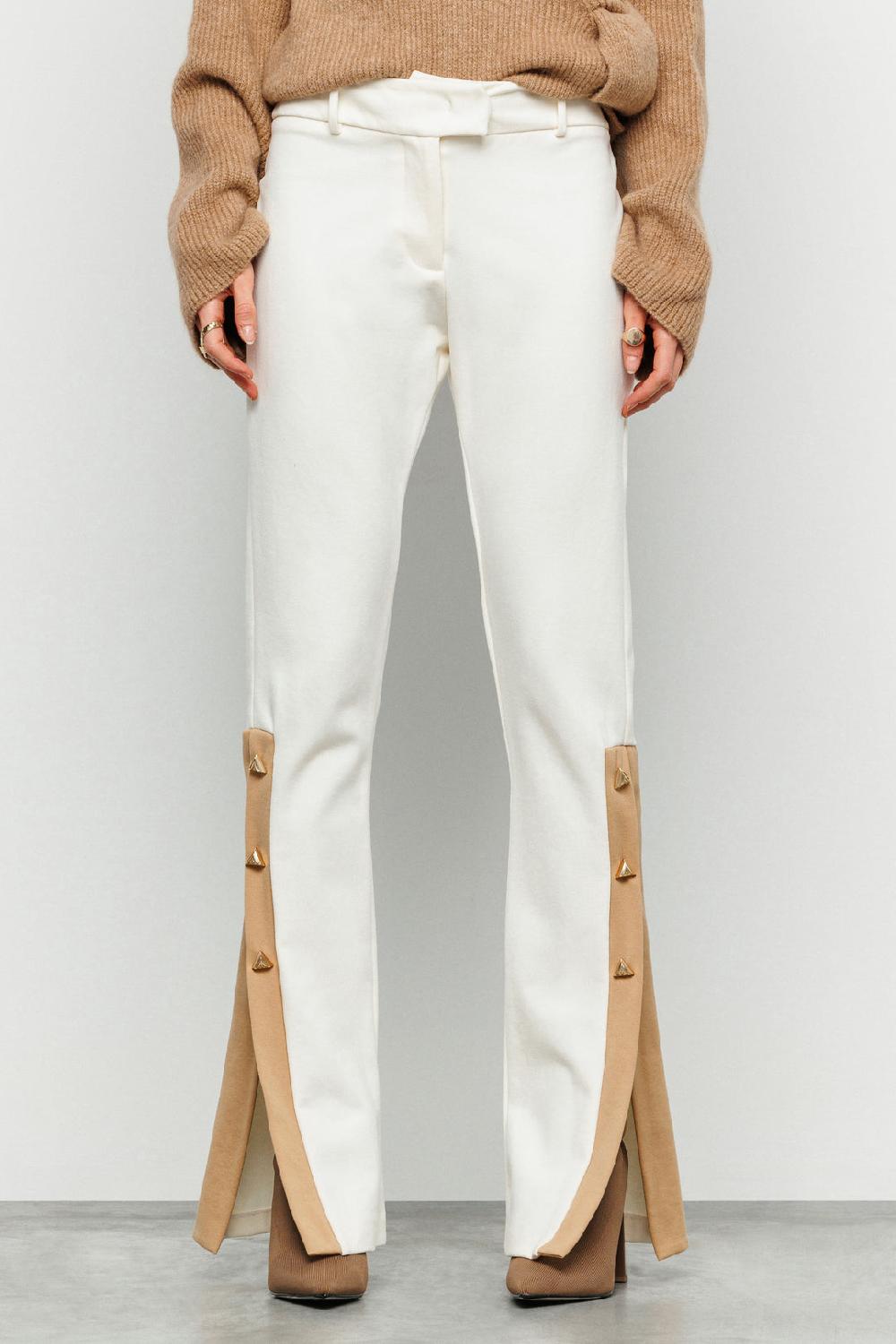 Akep PANTALONE AKEP CON SPACCHI LATERALI SUL FONDO Promozione Limitata