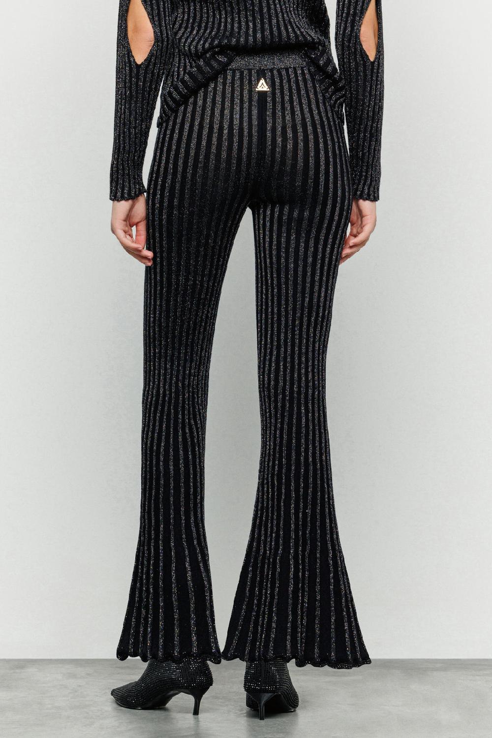 Akep PANTALONE FLARE AKEP IN VANISE' A COSTE Offerta