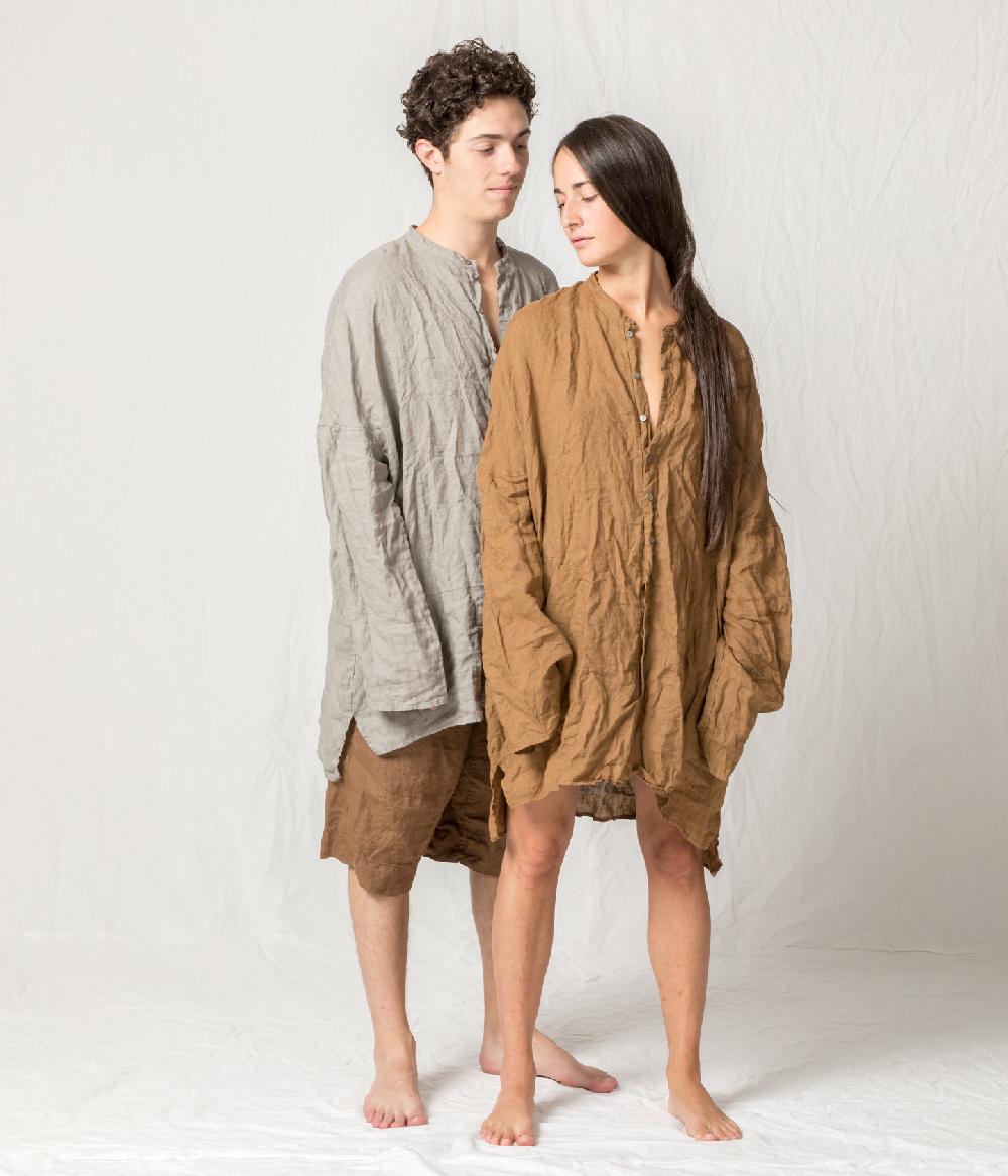 Album Di Famiglia art. 22SU1241 LIGHT LINEN LOOSE COREANA Shopping online
