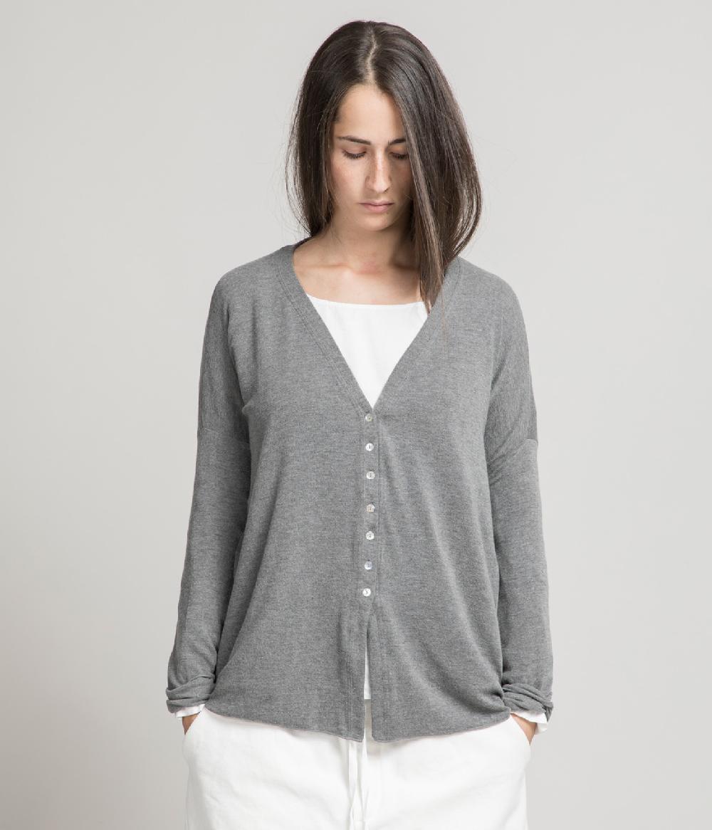 Album Di Famiglia art. 21WUP#41_151 CARDIGAN SOFT INTERLOCK Saldi Di Fabbrica