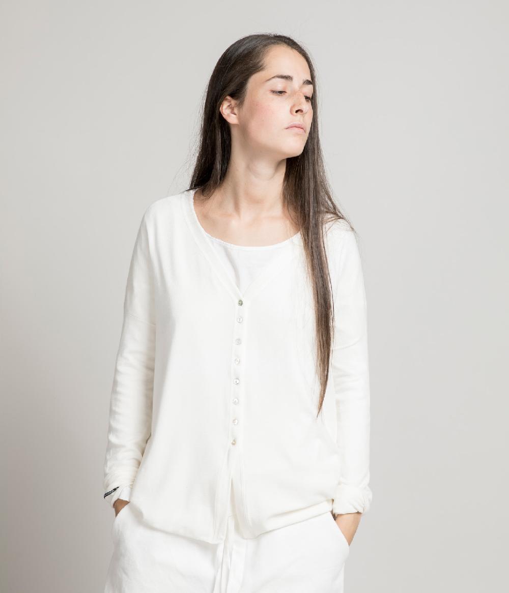 Album Di Famiglia art. 21WUP#41_151 CARDIGAN SOFT INTERLOCK Saldi Di Fabbrica