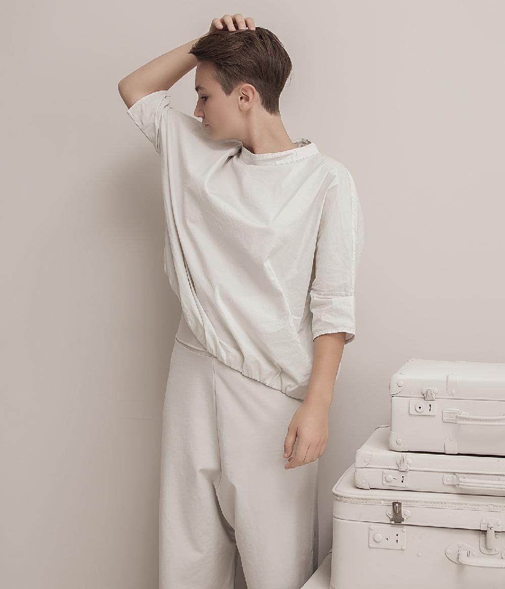 Album Di Famiglia art. 17S1292 COLLAR SHIRT TS Nuova