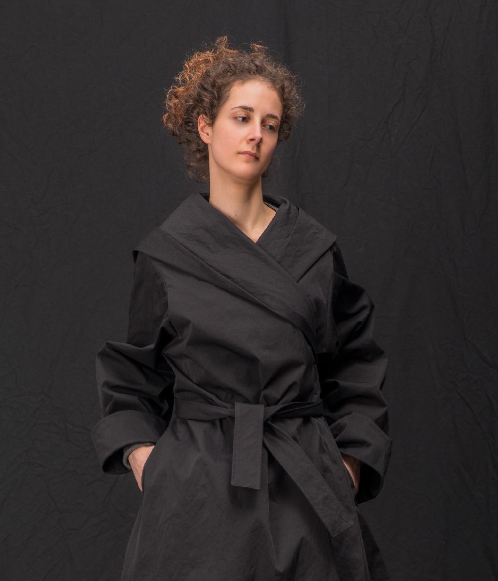 Album Di Famiglia art. 19W#4340 HOODED WINTER COAT JC (S – L) Saldi Di Fabbrica