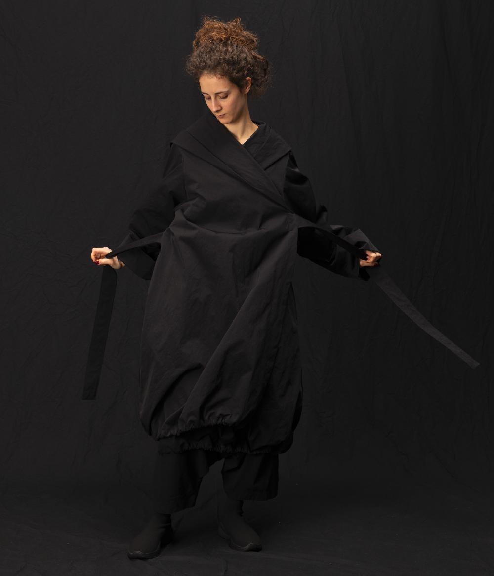 Album Di Famiglia art. 19W#4340 HOODED WINTER COAT JC (S – L) Saldi Di Fabbrica