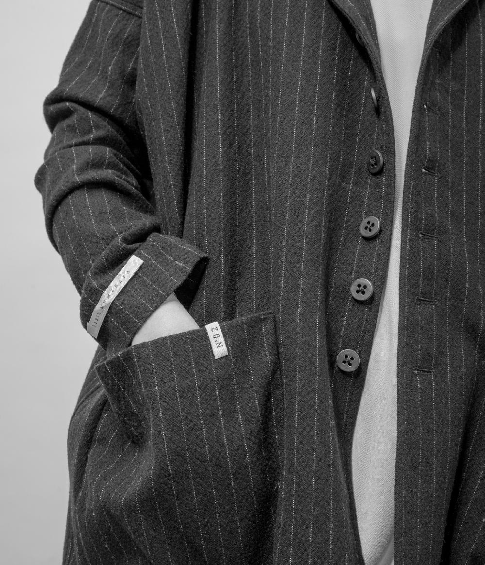 Album Di Famiglia art. 16W#4584 LONG COAT GESSATO Shopping Online