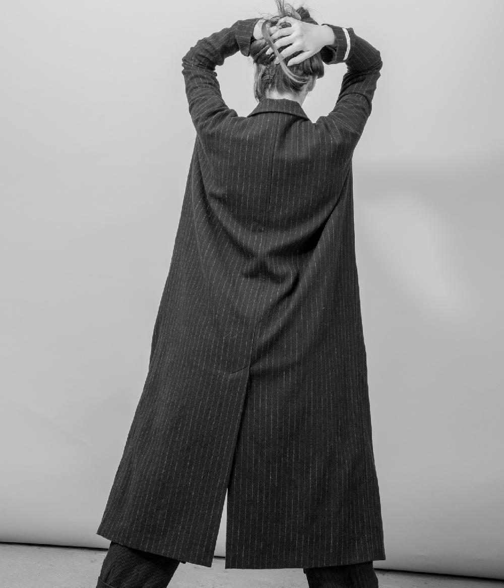 Album Di Famiglia art. 16W#4584 LONG COAT GESSATO Shopping Online