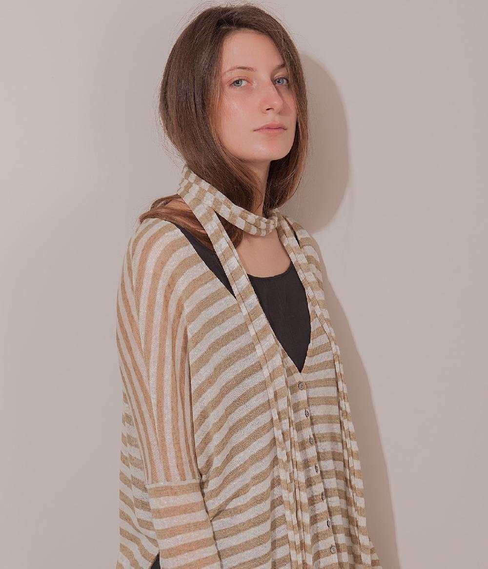 Album Di Famiglia art. 17S#94_11 STRIPED SCARF LR Qualità Garantita