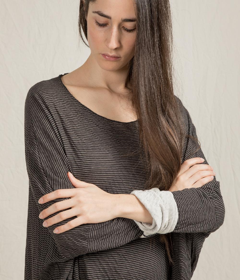 Album Di Famiglia art. 21SUP#31_129 STRIPED T-DRESS T (S-L) Acquista Ora