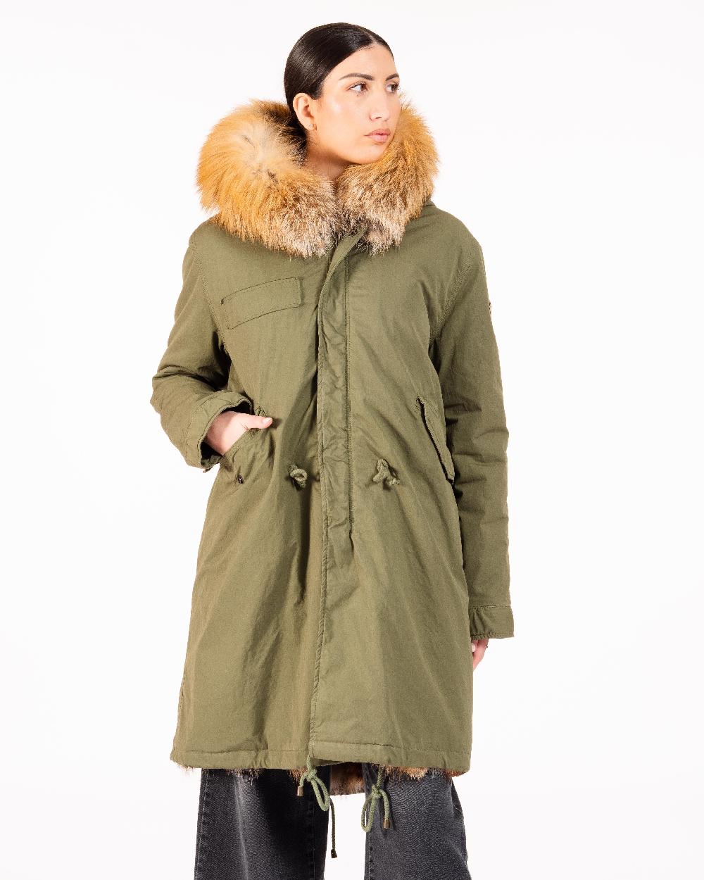 Alessandra chamonix CAMILLE MILITARY BEIGE / PARKA Saldi