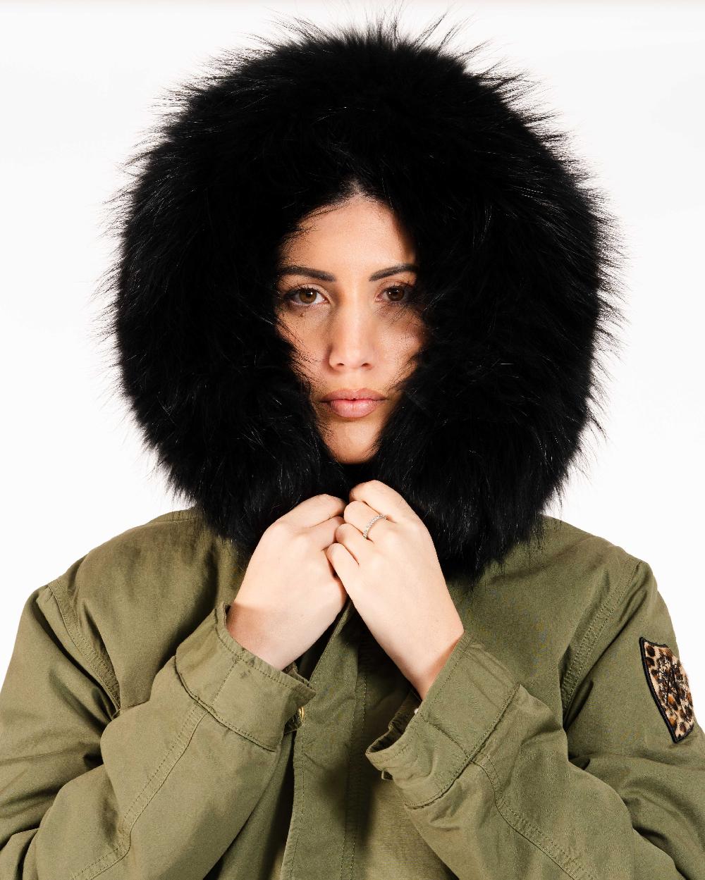 Alessandra chamonix AMANDINE MILITARY BLACK / PARKA Offerte