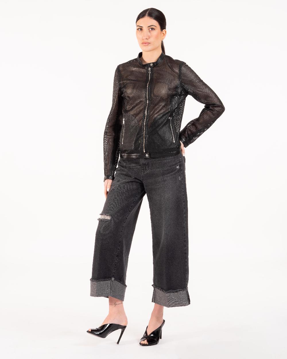 Alessandra chamonix PERLE traforato NERO Flash Sale