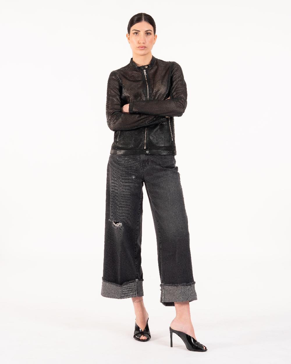 Alessandra chamonix PERLE traforato NERO Flash Sale