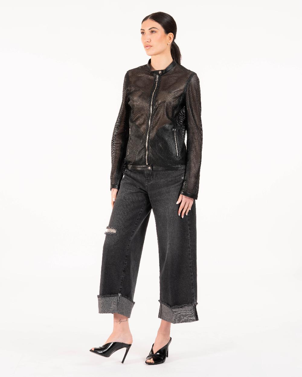 Alessandra chamonix PERLE traforato NERO Flash Sale