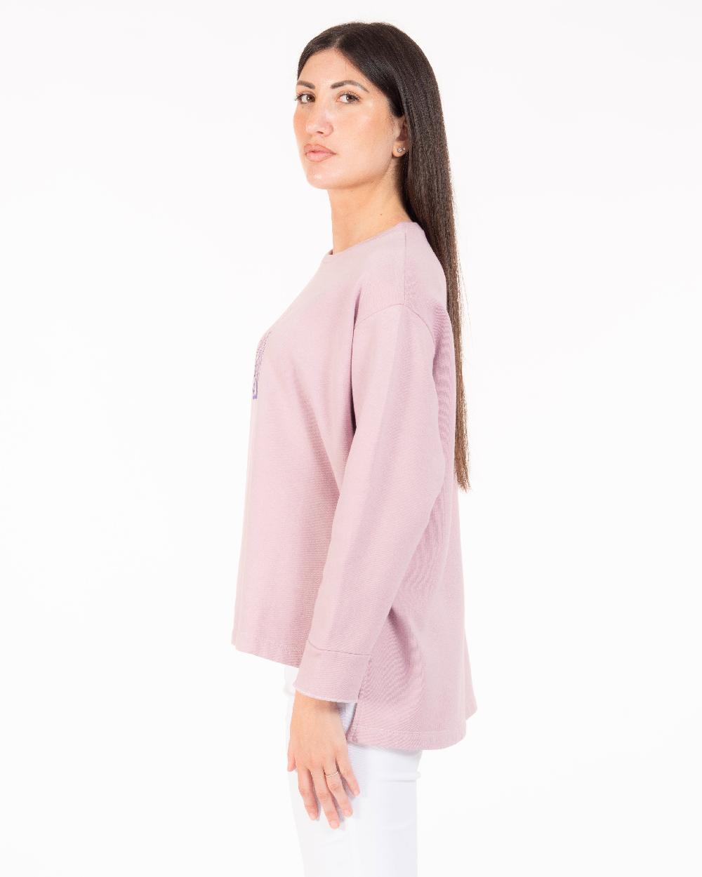 Alessandra chamonix FLORA VIOLA / FELPA Promozione Limitata