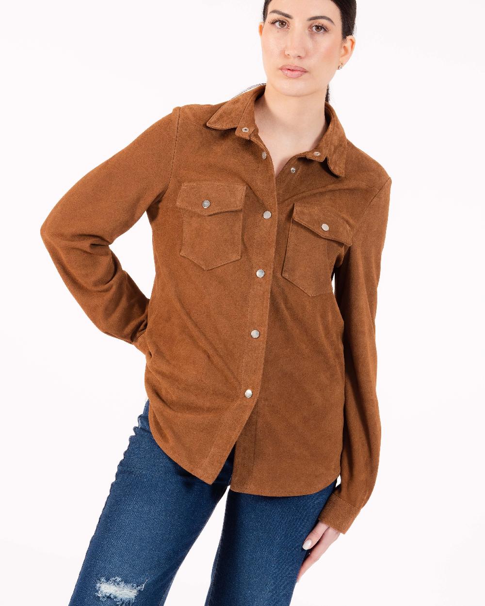 Alessandra chamonix GLORIA camoscio COGNAC Qualità